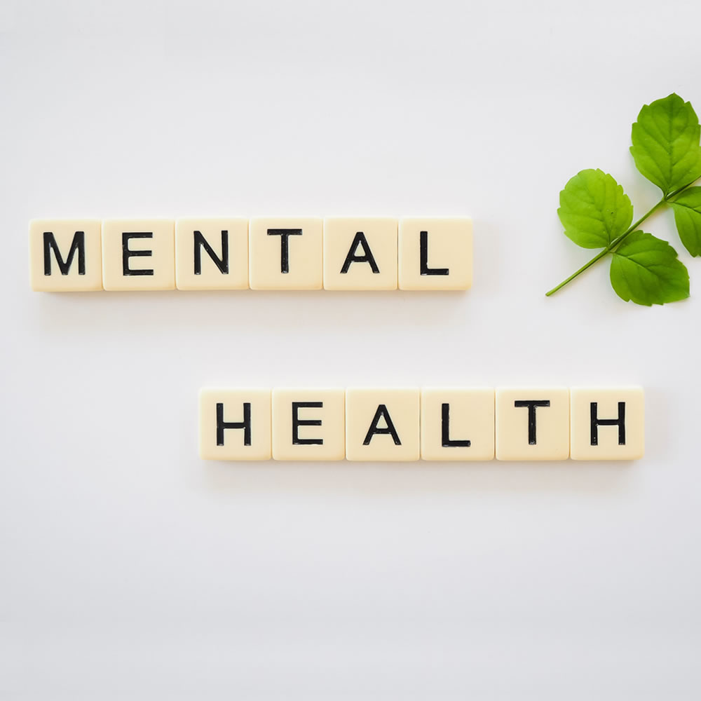 mental health scrabble letters spelling out mental health