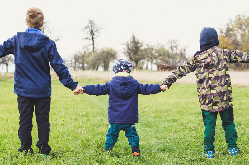 News Community Children Holding Hands